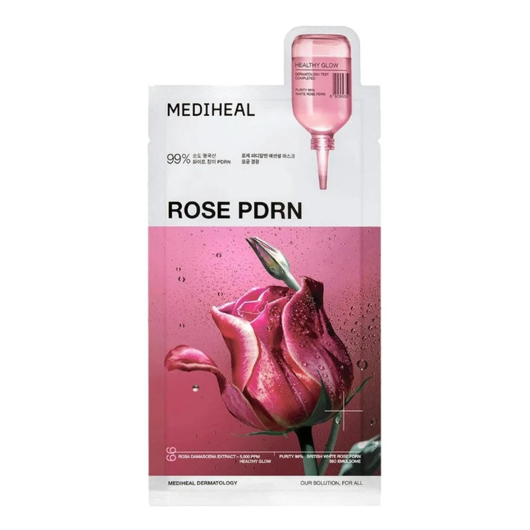 Rose PDRN Essential Healthy Glow Sheet Mask (10pcs)