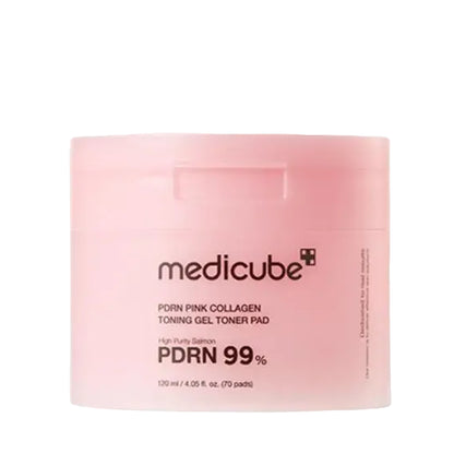 PDRN Pink Collagen Toning Gel Toner Pad (70 sheets)