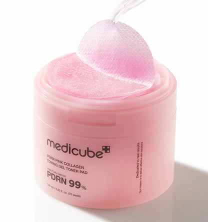 PDRN Pink Collagen Toning Gel Toner Pad (70 sheets)